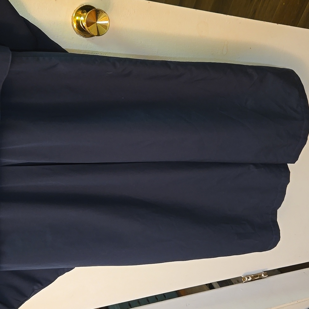 Vintage LL Bean Trench Coat - Navy - Picture 11 of 12